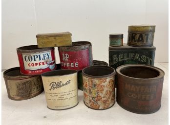 Vintage Tins Collection.