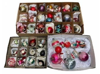 Collection Of Vintage Christmas Ornaments . Lot #2