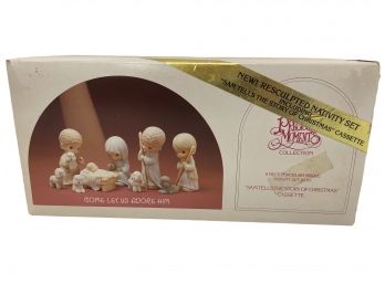 Vintage Precious Moments Nativity Set, In The Original Box.