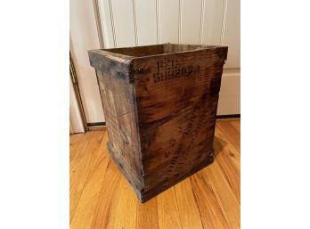 Vintage Wooden   Liqueur Crate.