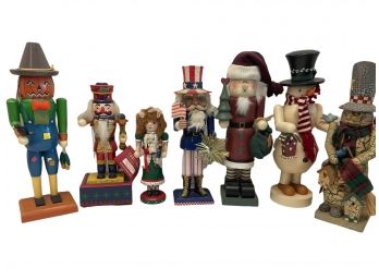 Nutcracker Collection Of Seven. 9' To 14' Tall