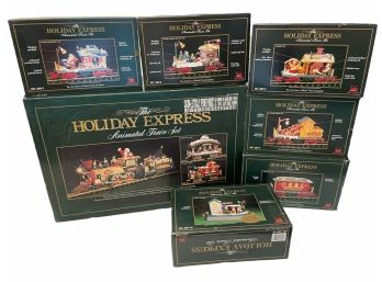 WOW, Huge Collection Of New Bright, The Holiday Express Animated Train Set#380 And Many Extras.