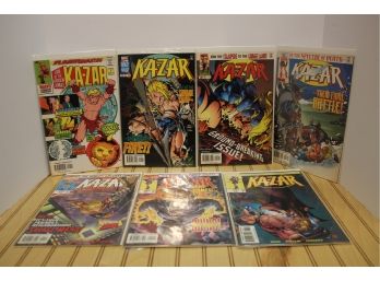 1997 Lot Of Six Marvel Comics KA-ZAR Comic Books