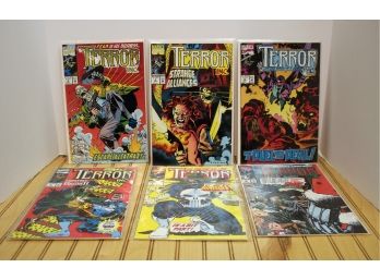 1992 Lot Of Six MARVEL COMICS TERROR Comic Books