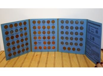 Vintage Lincoln Head Cent Penny Collection Blue Folio Starting 1941