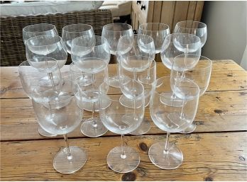 Val Saint Lambert Belgian Crystal Glasses