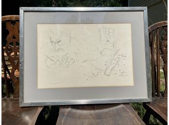 Framed Vintage Art Specimen, Pencil Signed & Numbered