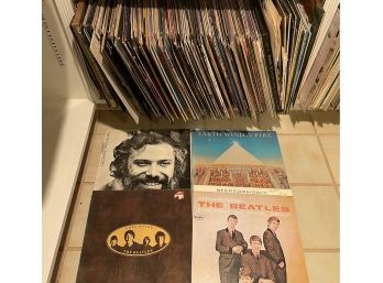 Large Collection Of Records Including The Beatles