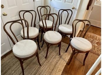 Set Of Six Thonet Bentwood Dining Chairs