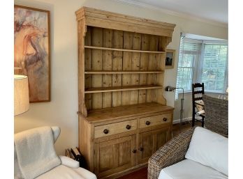 Antique Pine Hutch