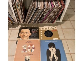 Collection Of Approximately 100 Vinyl Music Records