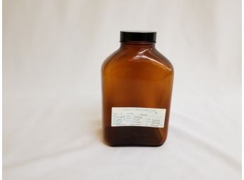 Antique Owens Illinois Brown Apothecary Stock Glass Bottle