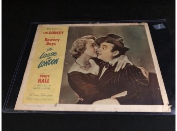 Movie Poster - Leo Gorcey And The Bowery  Boys In 'Loose In London'