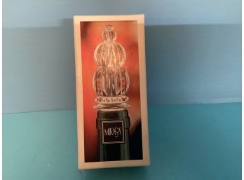 Mikasa Monterey Ground Bottle Stopper (NIB)