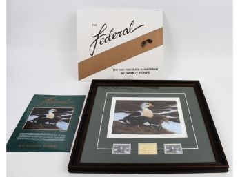 1991-1992 The Federal Duck Stamp Print 24k Gold Plated Medallion Edition
