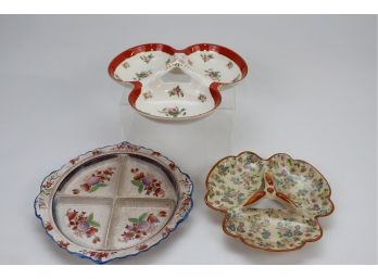 Japanese Three And Four Section Plates