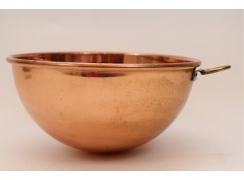 Vintage French Copper Chocolate Bowl 420g