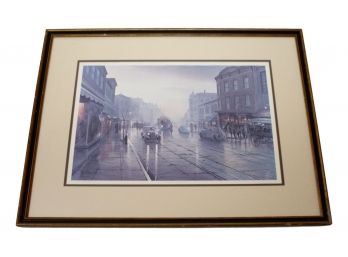 1985 H. T. Becker 'Evening In Georgetown' Signed And Numbered