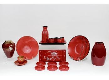 Vintage Red: Korean Lacquer, Japanese Ceramics And German Porcelain