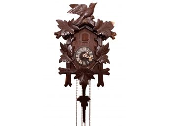 Vintage West Germany Wood Cuckoo Clock