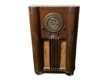 Vintage Grunow Teledial Console Radio
