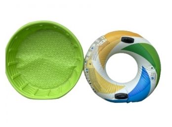 Plastic Kids / Dog Pool & Inflatable Inner Tube Pool Float