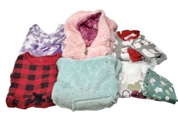Toddler Girl Clothing Lot, 4T & 5T - Sweatshirts, Dress, Vest, Pajamas