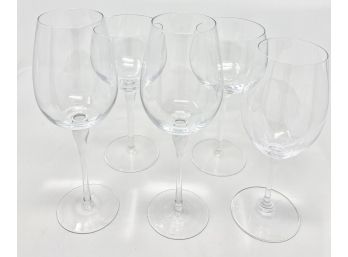 Lot Of 5 Wine Glasses - Lenox, Riedel & More