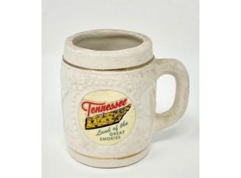 Vintage Tennessee Land Of The Great Smokies Mini Porcelain Mug