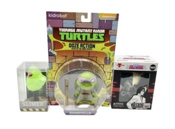 NEW Lot Of Assorted Action Figures - Teenage Mutant Ninja Turtles, Ghostbusters Slimer & More
