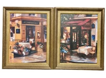 Set Of TWO Brushstrokes Framed Art Prints By George Botich