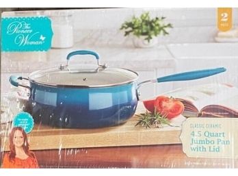 NEW The Pioneer Woman Ombre 4.5-Quart Ceramic Jumbo Cooker, Teal
