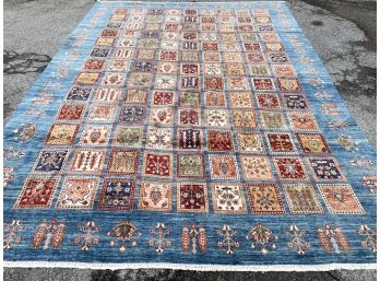 A Large Hand Knotted And Dyed Wool Rug From Afghanistan