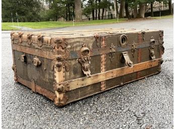 An Antique Tack Trunk