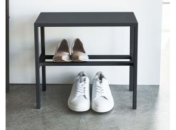 A Modern Bench Shoe Rack From West Elm - New In Box