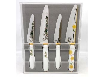 Minova Japanese Sakura Jewel Ceramic High Level Blades Knives