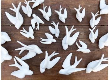 Assorted Porcelain Doves - Beautiful Wall Art