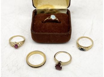 Lovely 14K Gold Rings And More