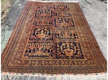 A Stunning Ardebil (Persian) Hand Knotted And Dyed Rug