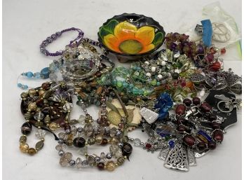 A Large Assortment Ladies' Costume Jewelry