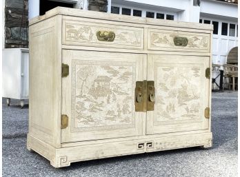 A Gorgeous Vintage Console Bar By Drexel Heritage IN Chinoiserie Style