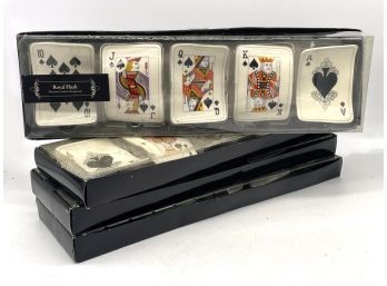 Porcelain Nut Dishes - Royal Flush - Decorative Ceramic Playing Cards