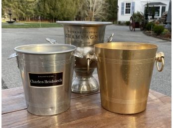 A Trio Of Ice Buckets, Pottery Barn And More