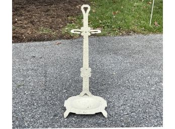 An Antique Cast Iron Umbrella Stand