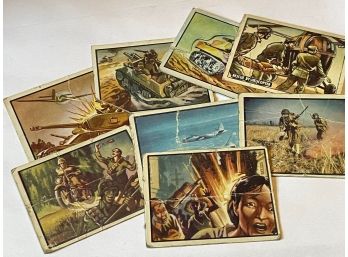 #58 Lot 8 Freedom's War Trading Cards All In Poor Condition