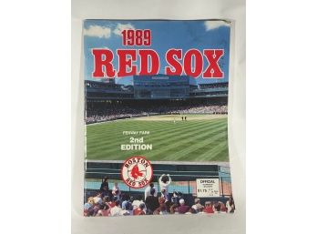 #109 Red Sox 1989 Yearbook Magazine Second Edition Baseball