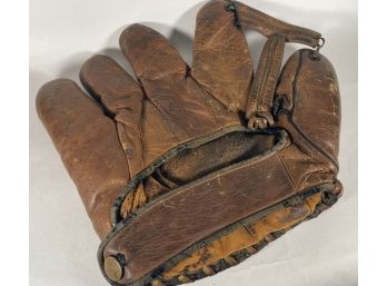 #130 Antique Leather Baseball Glove