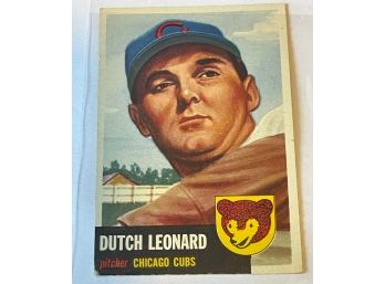 #124 Vintage Baseball Card