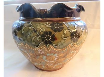 Antique Doulton Slaters England Jardinere Vase