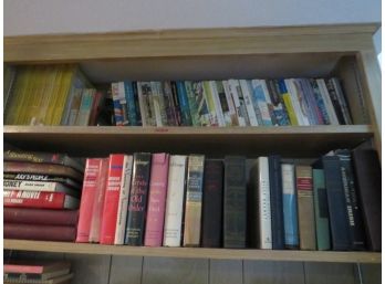 Two Shelves Of Books